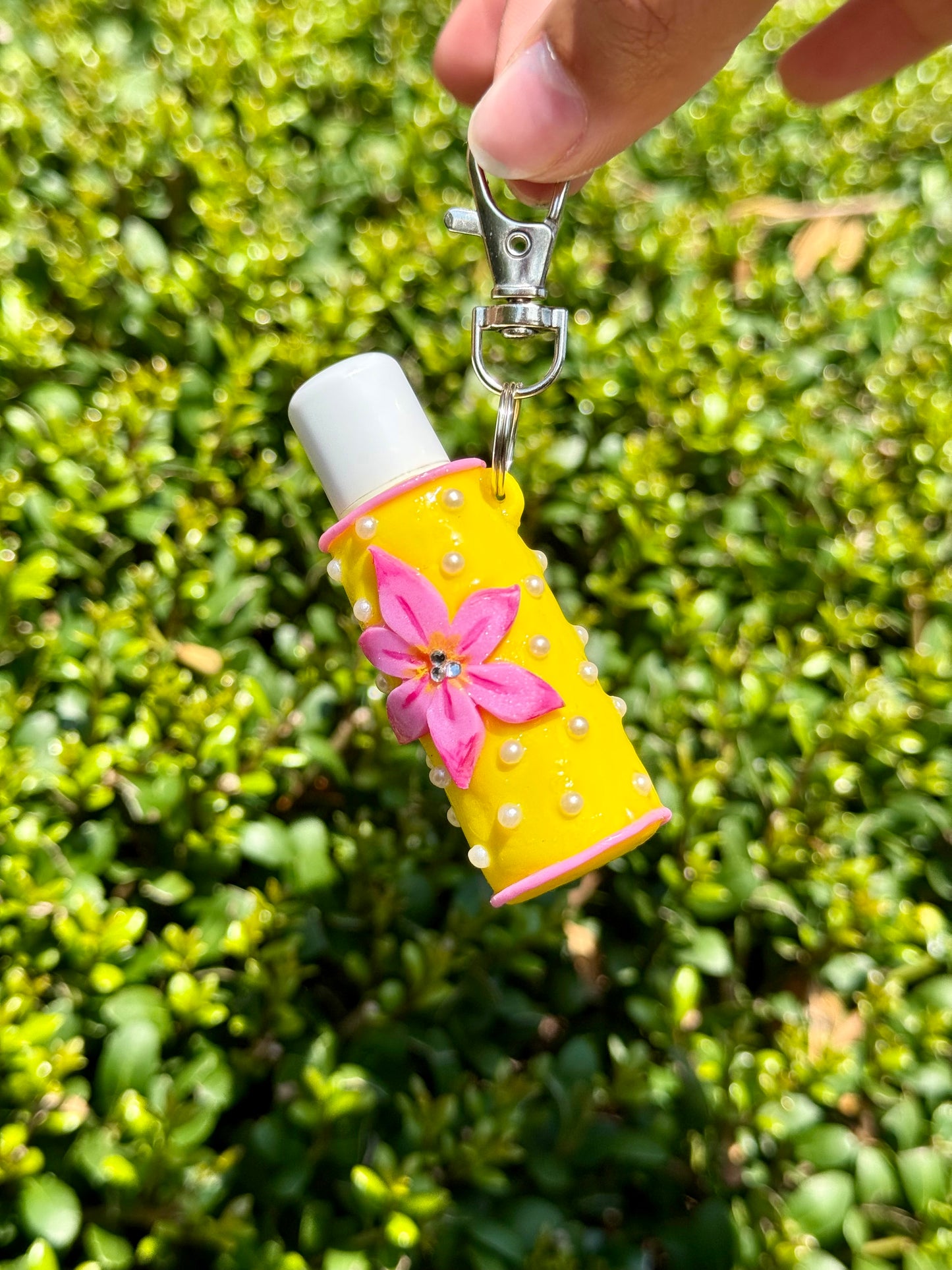 Pink Petal Pop Chapstick Case