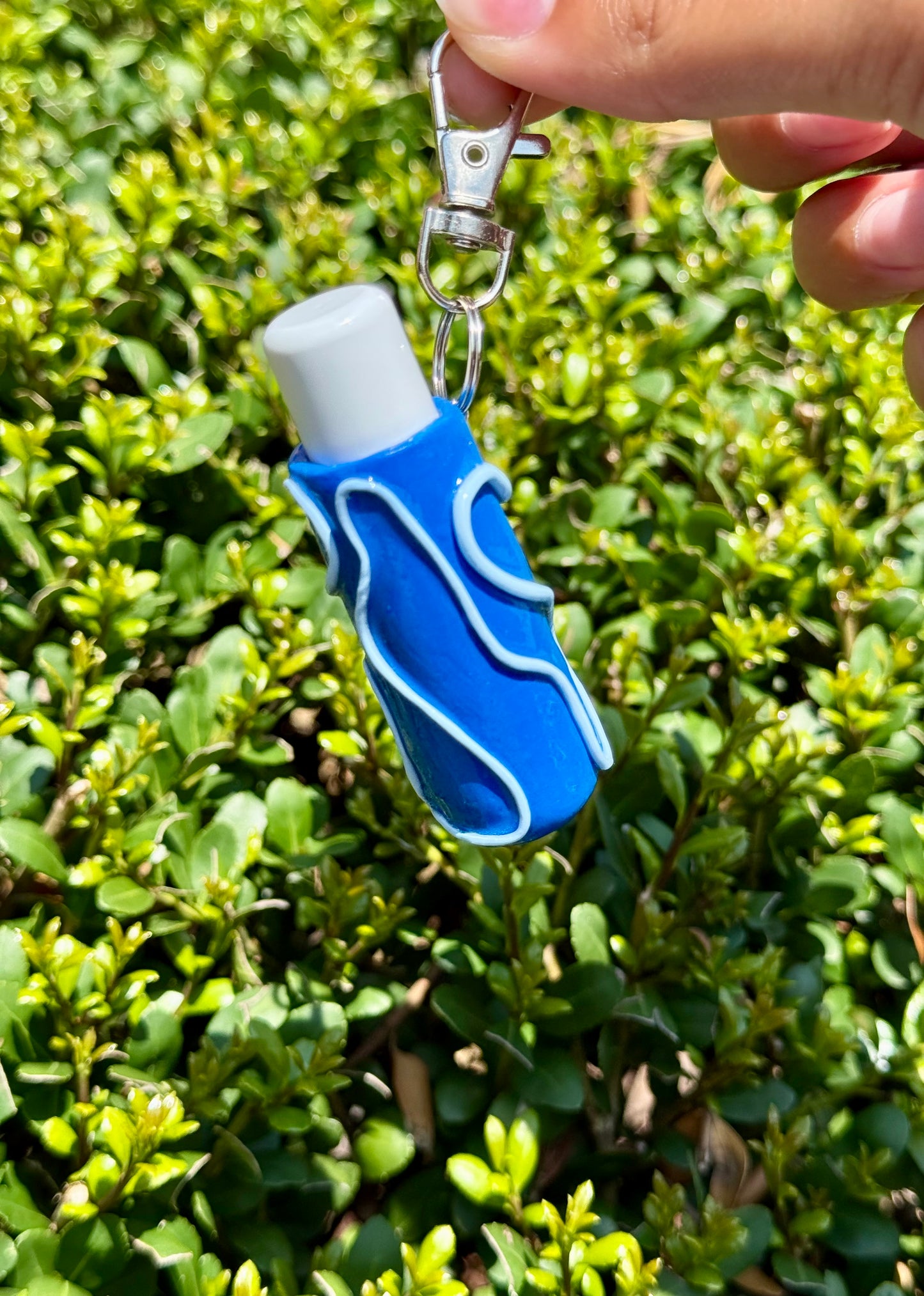 Blue Baby Chapstick Case