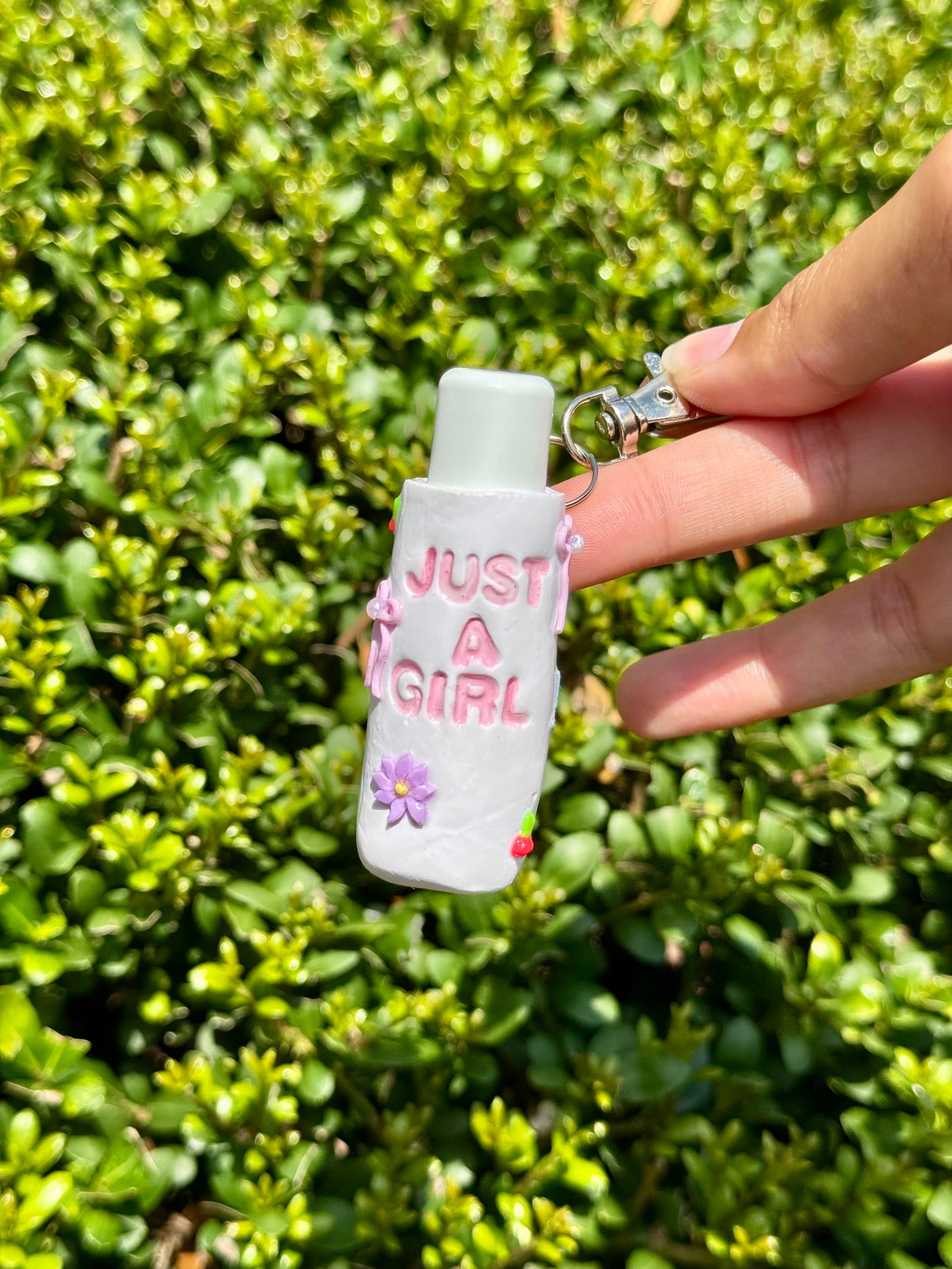 Just A Girl Chapstick Case